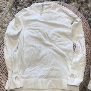 Lululemon white sweatshirt